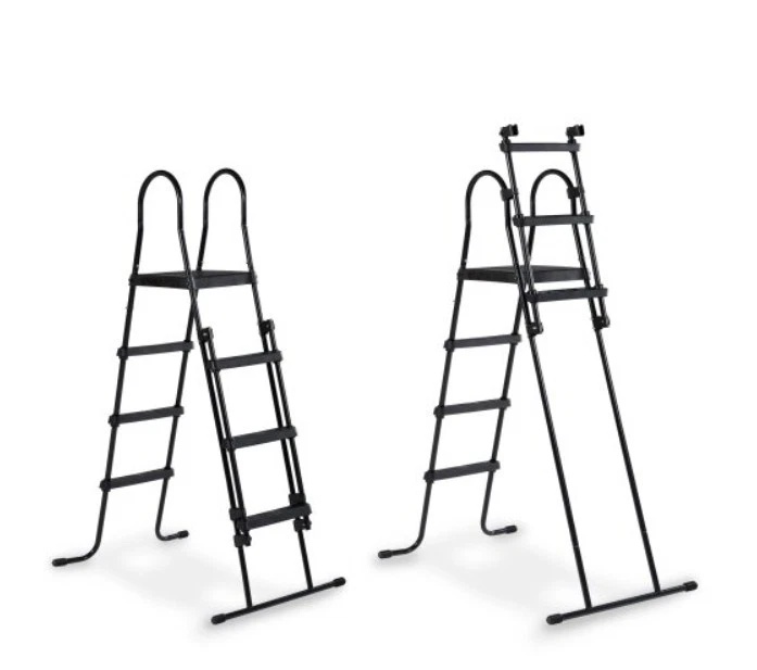 EXIT Black Leather Pool ø427x122cm mit Sandfilterpumpe Abdeckung und Zubehör NEU - Bild 4 von 4