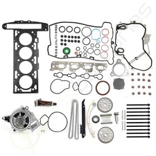 Timing Chain Kit&Head Bolts Water Pump Full Gasket Set For 07-08 Pontiac G5 2.2L