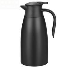 2L Thermal Coffee Tea Pot Stainless Steel Vacuum Insulated Thermos Flask Jug UK