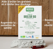 NUTRIVIE 20 Ampoules Complexe brûleur HC bio pour la gestion du poids PM2703