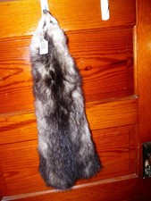 BEAUTIFUL tanned OPOSSUM fur pelt skin taxidermy O1 mancave cabin COLLAR POSSUM