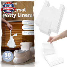 Super-Absorbent Disposable Potty Liners for Chairs - 30 Count