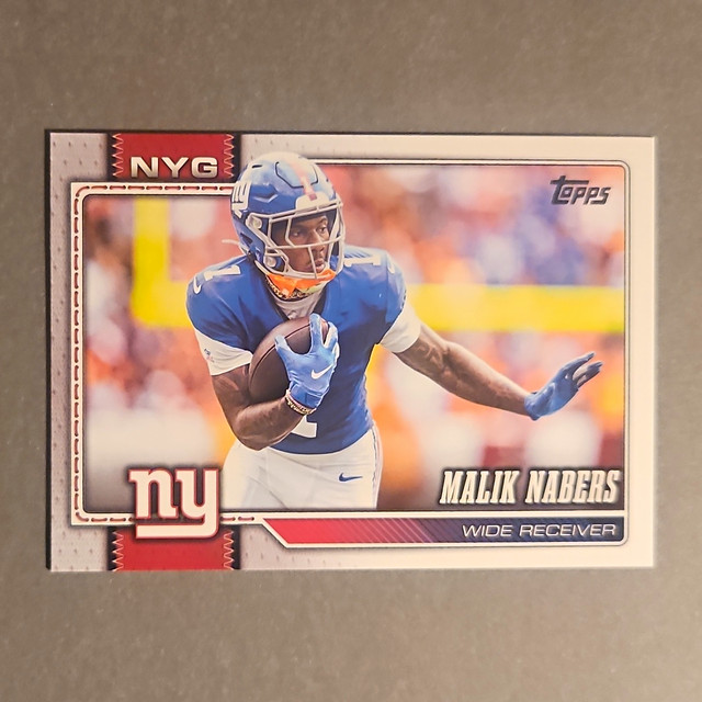 Topps 2024 Topps Malik Nabers New York Giants #153 Rookie Card