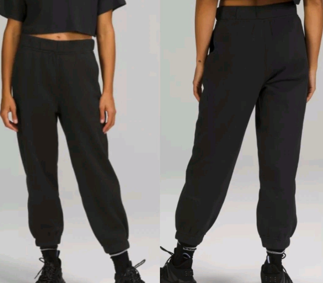 Lululemon Women's Relaxed High-Rise Cropped Joggers Sweatpants! 4