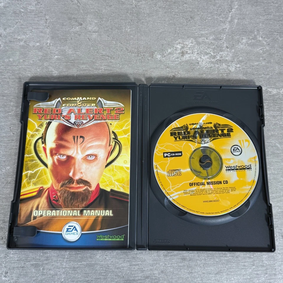 Command & Conquer Alarmstufe Rot 2 Yuri's Revenge PC CD-Rom Spiel - sehr guter Zustand ✔️ mit Handbuch - Bild 2 von 3
