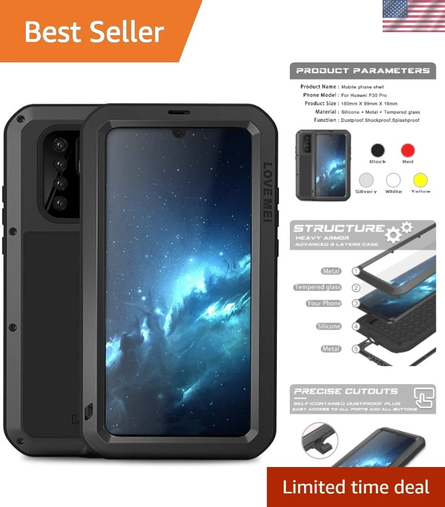 Huawei P30 Pro Tempered Glass Screen Protector - 9H - Transparent