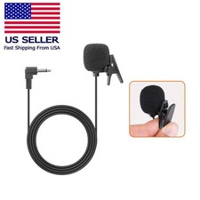 3.5mm Microphone Car Radio Stereo GPS DVD Bluetooth External Audio Kit. Mic US