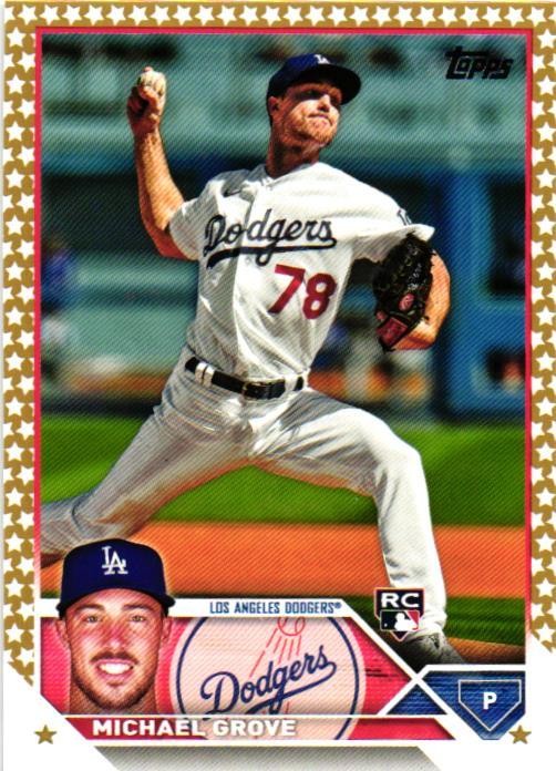 2023 Topps #15 Michael Grove Gold Star