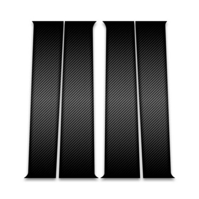 4pc Carbon Fiber Pillar Post Covers for 2000-2009 Ford Excursion