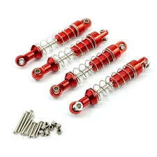 4Pc Metal RC Car Shock Absorber Spring Damper For WPL C14 C24 C34 MN D90 D91 A