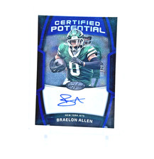 2025 Panini Certified Football Braelon Allen Certified Potential Auto /20 SSP