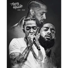 💯 Nipsey Hussle Tribute T-Shirt – “The Marathon Continues”