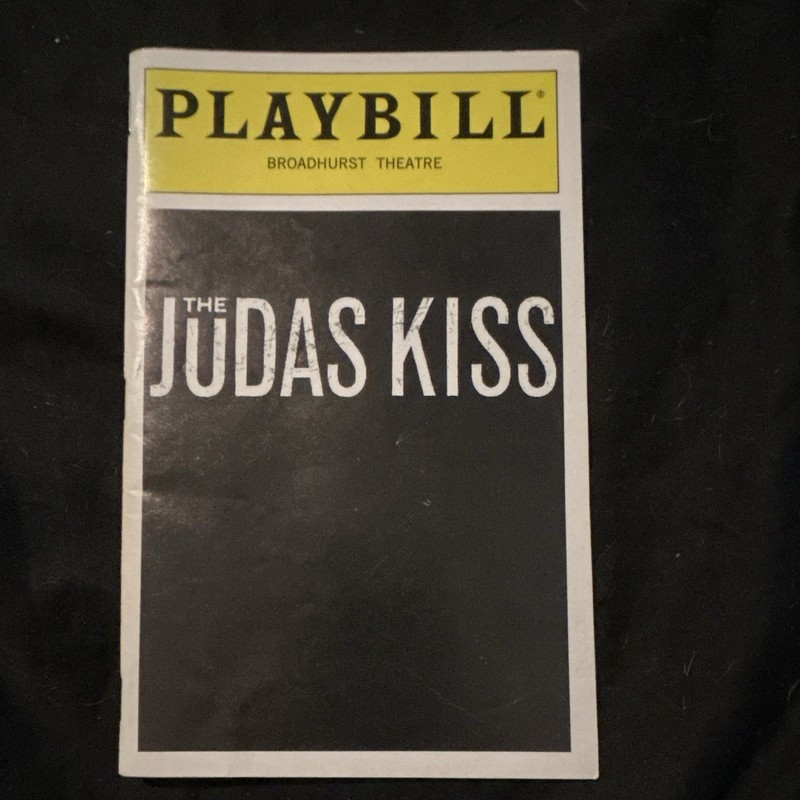 Original Theater Playbill - The Judas Kiss, Broadhurst Theatre