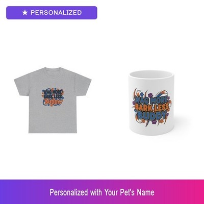Custom Dog Gift Set Shirt Mug Personalized Pet Name Bundle Lover