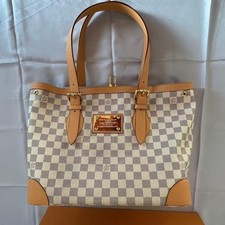 LOUIS VUITTON Hampstead MM Damier Azur Authentic N51206