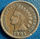 1901 Indian Head Cent FREE SHIPPING