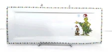 Dr. Seuss The Grinch & Max Christmas Tray By Zrike Brands NEW