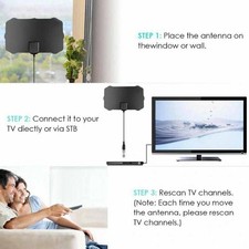 Indoor TV Antenne Ariel Freeview Digital 4K HD TV High Gain Tragbare Antenne