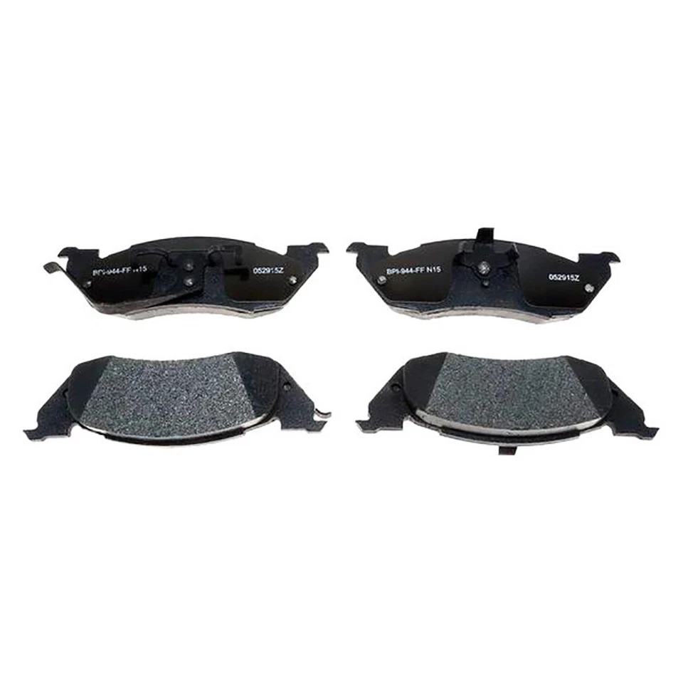 Rotores de freno delanteros + pastillas de freno metálicas y herrajes para Dodge Dakota 1997-1998 Foto 2 de 4