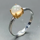 Gemstone ring Natural Opal Ring 925 Sterling Silver Size 7 /R473969