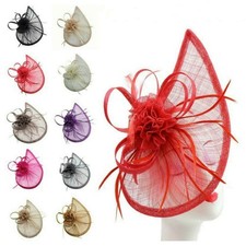 Women's Headband Hat Fascinator Wedding Party Prom Bridal Headgear Accessories