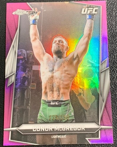 Conor Mcgregor 2026 Topps Chrome UFC Pink Refractor Base /250 #5