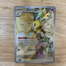 Pokémon TCG Lillie's Ribombee Card Journey Together Illustration, 164/159 on eBay