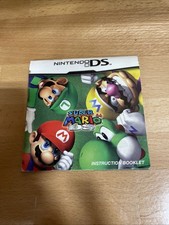 Nintendo DS Super Mario 64 Instruction Booklet Only