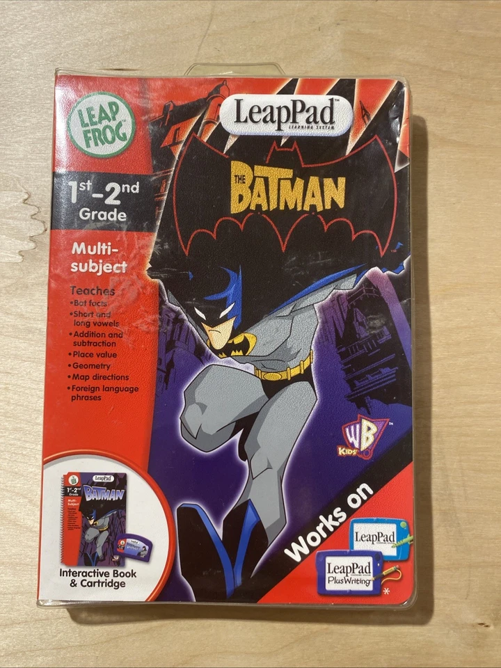 Leap Frog LeapPad The Batman 1st - 2nd Grade Multi-Subject Book & Cartridge MZ - Image 2 of 4