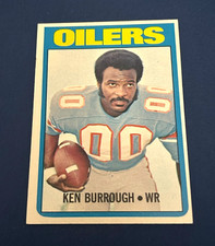 1972 Topps Football Ken Burrough Rookie Card #26 NM. rookie card picture