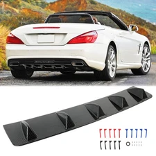 For Mercedes-Benz SL55 SL63 AMG Carbon Rear Bumper Diffuser Spoiler Shark 5 Fins