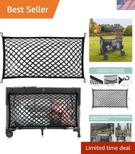 Expandable Stroller Wagon Cargo Net - Durable, Easy to Install 15 lbs Capacity