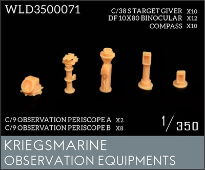 WULA MODELS WLD3500071 1/350 KRIEGSMARINE OBSERVATION EQUIPMENTS