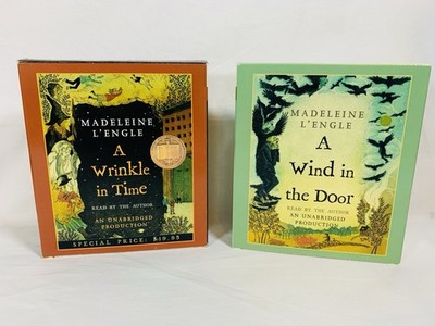 Madeleine L'Engle 2x Audio Books Bundle Wrinkle In Time & Wind In The Door CD