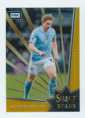 2023-24 Kevin De Bruyne Panini Select Stars Gold Manchester City Card 5/10