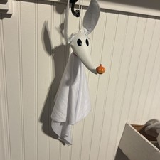 19" Nightmare Before Christmas Posable Zero Hanging Plush NBC Dog white ghost