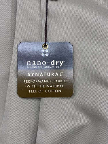 Vintage Savane Silkworks Dress Pants Beige Pleated Cuffed Men’s Size 40X32 NWT - Picture 6 of 21