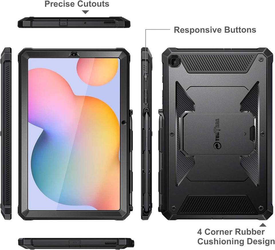 Shockproof Case for Samsung Galaxy Tab S6 Lite 10.4 Inch 2024/2022/2020 Cover - Image 3 of 4
