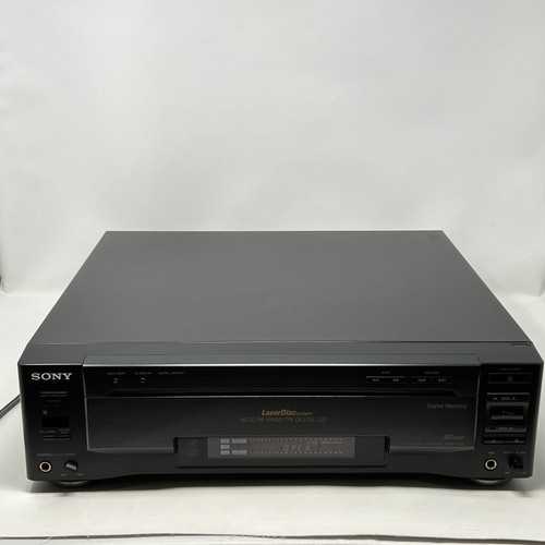 SONY Laserdisc Player MDP800. Remote & Manual Laser Disc Not Playing