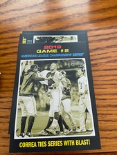 2020 Topps Heritage 19' ALCS Game 2 Correa Ties Series With Blast! #196 - HOU