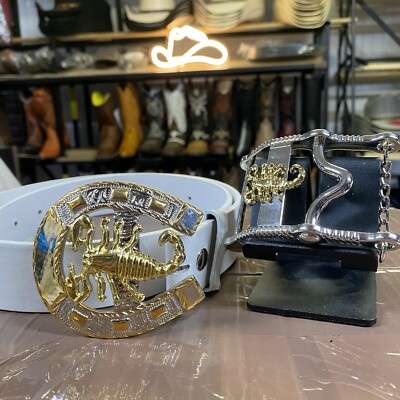 Scorpion Western Belt Cowboy Buckle For Hebilla Para 