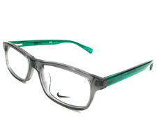 Nike Kids Eyeglasses Frames 5014 255 Clear Grey Green Rectangular 49-15-135