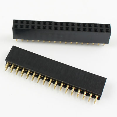 10Pcs 2.54mm 2x17 Pin 34 Pin Female PCB Double Row Straight Header Strip