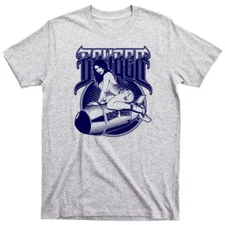 BOMB SHELL T-Shirt Retro racing Skull Motorcycle Tattoo Miami Vegas gray XXXVI