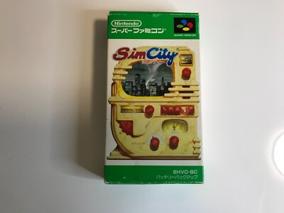 Sim City - SNES - Super Famicom - Japan NTSC