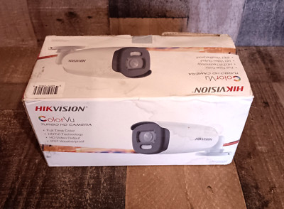 HIKVISION 5MP ColorVu DS-2CE12HFT-F Outdoor Bullet Camera 3.6m Fixed Lens NEW!