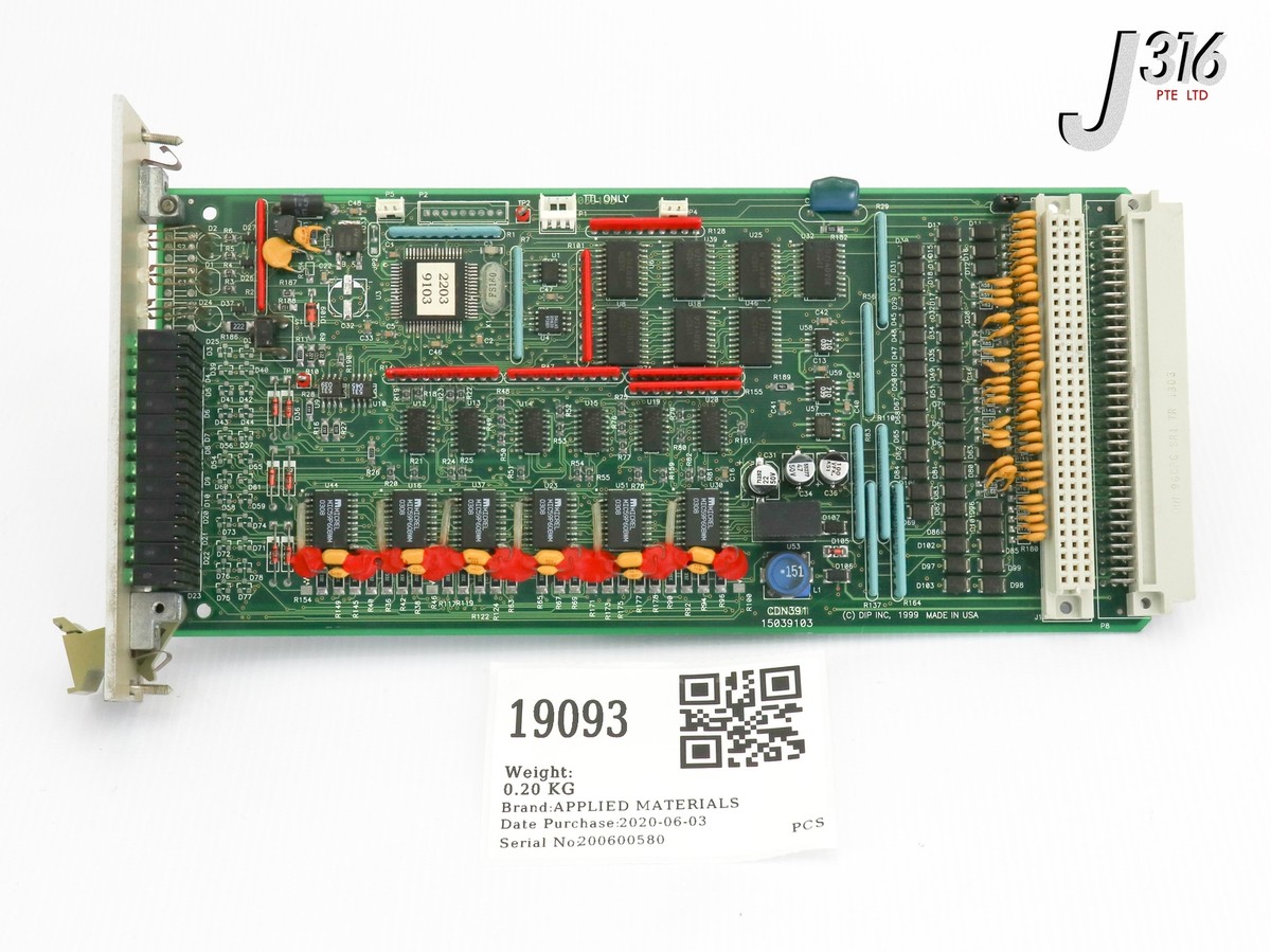 19093 APPLIED MATERIALS PCB, CARD, DIGI DNET DIO 391-4, DIP-243