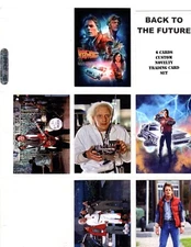 BACK TO THE FUTURE     CUSTOM TRADING CARD 6 CARDS  SET