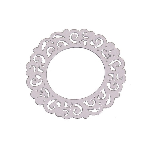 Circle Dies Nest Of 8 Circle Round Stitch Patterned Metal Cutting - Foto 11