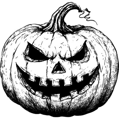 Stempel ''Halloween Kürbis'' unmontiert (RS049236)